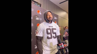 Myles Garrett Takes Smug Shot at T.J. Watt Ahead of Browns-Steelers Game