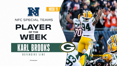 Packers DL Karl Brooks named NFC Special Teams Player of the Week