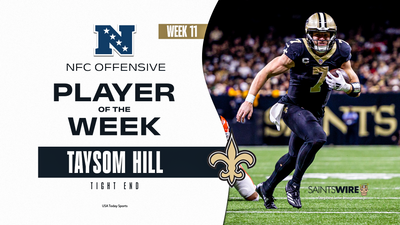 Taysom Hill recognized with his second career Offensive Player of the Week award