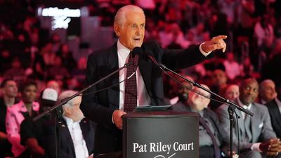 Former Lakers Greats Come Together to Surprise Pat Riley With News He'll Get Statue