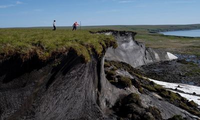 ‘The land is tearing itself apart’: life on a collapsing Arctic isle