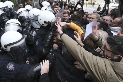 Serbia arrests 11 as anger surges over roof collapse at train station