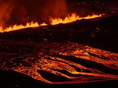 Iceland volcano erupts for seventh time in a year prompting evacuations