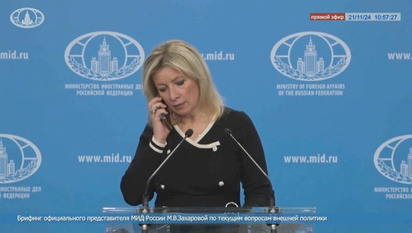 Putin spokeswoman caught on video being told mid-briefing not to comment on ballistic missile strike reports