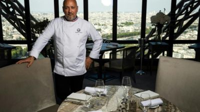 Eiffel Tower chef Frédéric Anton named best in France for 2025