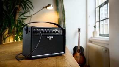 “Punch and power in a flyweight build”: Boss goes head-to-head with Positive Grid with the $149 Katana-Mini X – one of the firm’s most portable practice amps yet