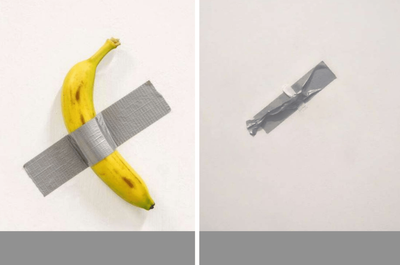 Thieves steal banana from famous $6.2m art piece in French museum