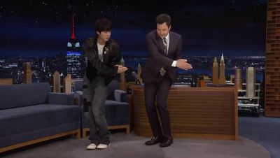 BTS’ Jin teaches Jimmy Fallon ‘Super Tuna’ dance