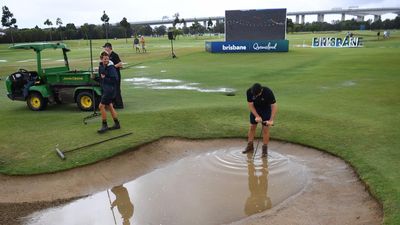 Rain plays havoc, Aussie PGA cut to 54-hole event