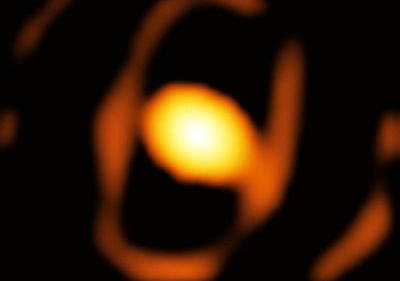 Scientists take first ever close-up picture of star outside our galaxy – and see strange structure around it