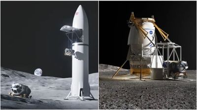 NASA chooses SpaceX and Blue Origin to deliver rover, astronaut base to the moon