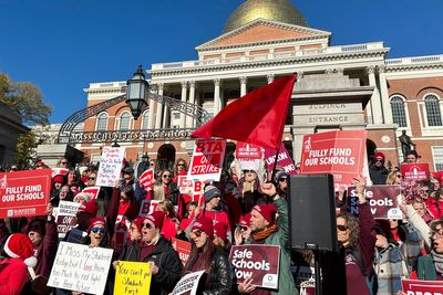 Tensions rise as teachers remain on the picket line in 3 Massachusetts communities