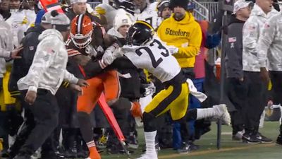 Steelers Penalized for Blocking Browns Player So Long He Ended Up Sitting on Bench