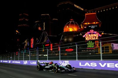 F1 Las Vegas GP: Hamilton leads Mercedes 1-2 in first practice