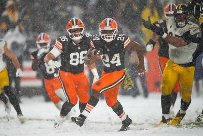 Cleveland Browns stun divisional rivals Pittsburgh Steelers in the snow