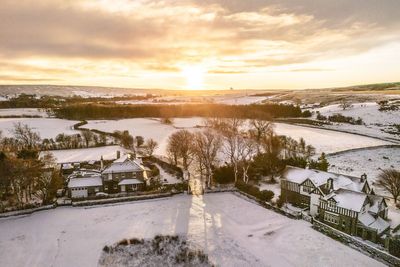 Britons wake from chilly night to warnings of snow and ice ahead of Storm Bert