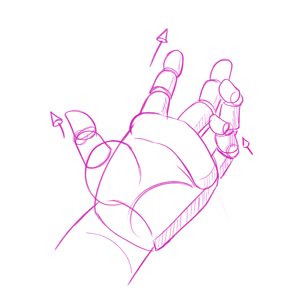 How to sketch and draw hands