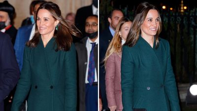 Move aside burgundy, Pippa Middleton’s forest green coat proved this glorious jewel tone is *the* seasonal shade