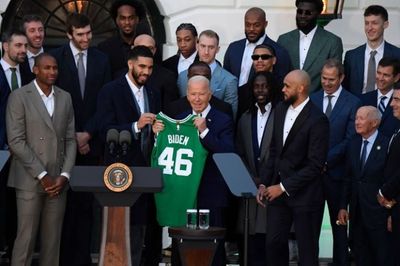 Celtics Visit President Biden at White House to Celebrate 18th Title