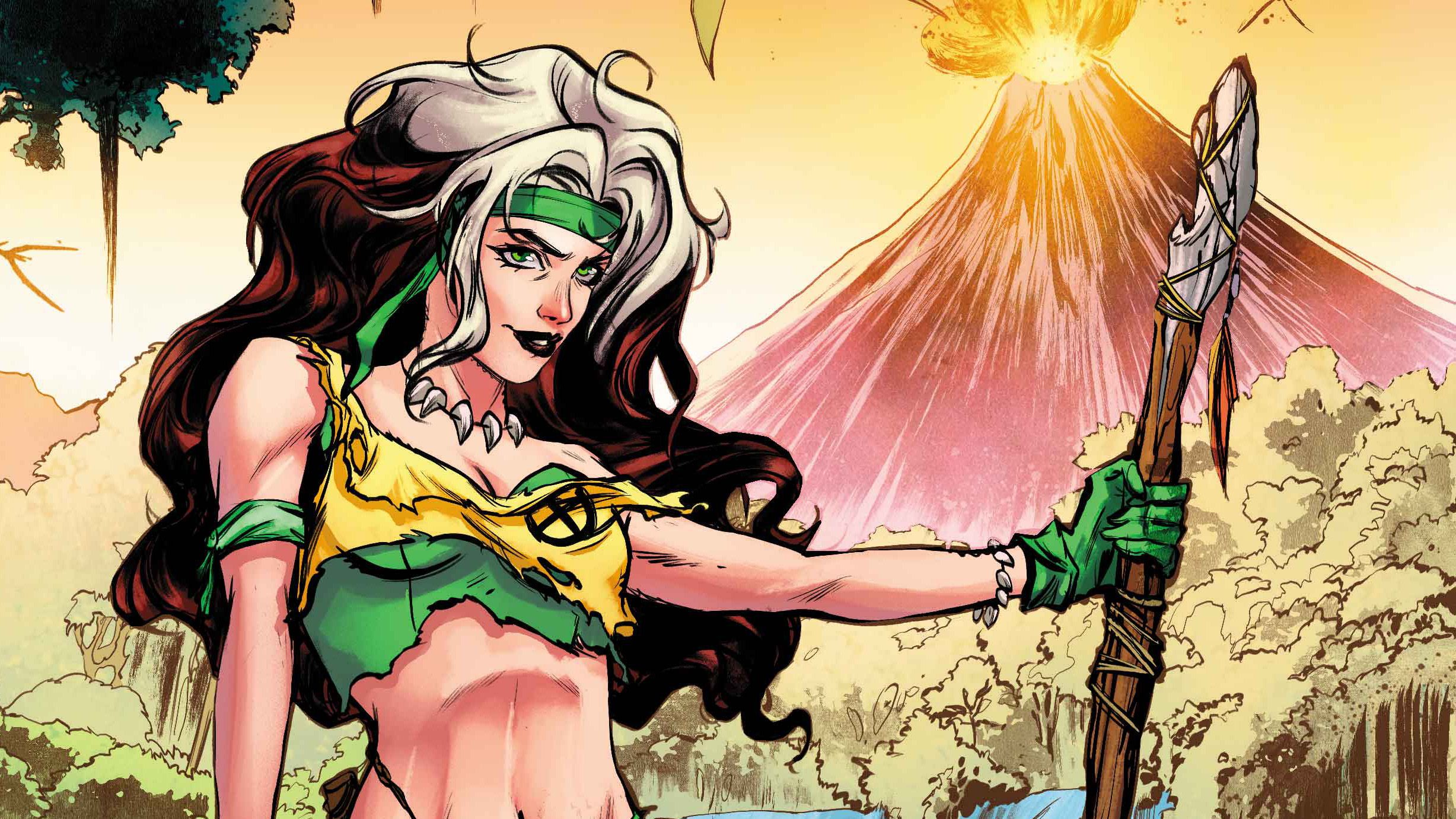 Rogue Is Dodging Dinosaurs And Romancing Magneto In…