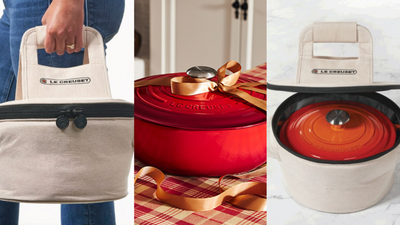 Le Creuset’s affordable tote bag for Dutch Ovens is the unexpected purse everyone wants this holiday season