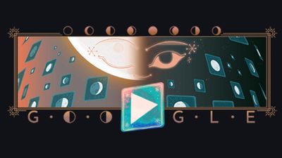 Lunar Google Doodle celebrates May's third quarter moon with interactive card game