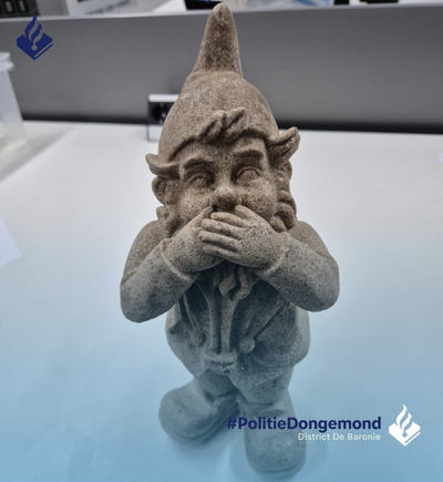 Drug Bust Uncovers 'Visibly Startled' Garden Gnome Made Entirely of Ecstasy
