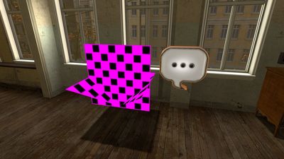 The origin of the Source engine's iconic neon fuchsia checkerboard texture, as told by Half-Life 2's new commentary mode