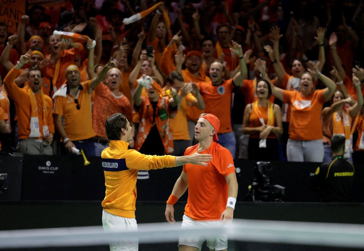 Davis Cup 2024 Netherlands beat Germany in Malaga to…