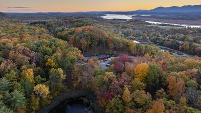 The new Frederic Church Center at Olana complements its leafy Upstate New York site