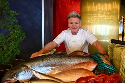 Even Gordon Ramsay's tuna needed a paddock pass for the Las Vegas GP