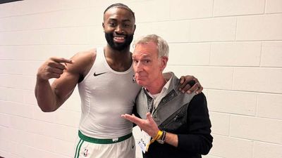 Jaylen Brown Gushes Over Meeting His Childhood Hero, Bill Nye the Science Guy