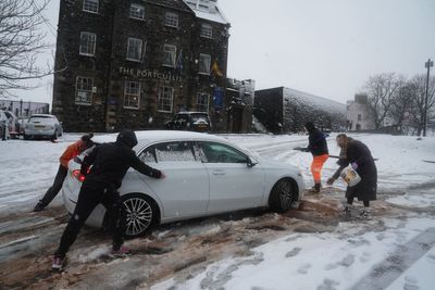 Storm Bert batters UK with wind, rain and snow