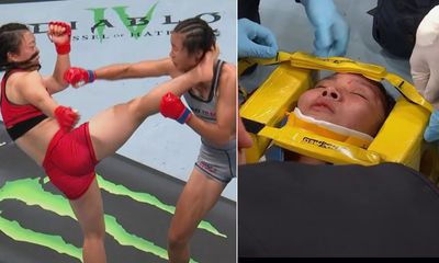 UFC Fight Night 248 video: Ming Shi’s insane head kick sends Xiaocan Feng out on stretcher