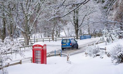 Snow closes roads and railway lines as Storm Bert hits UK