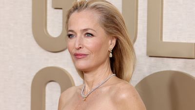 Gillian Anderson just revealed the 'magic' tool she uses to de-puff and add glow to her complexion