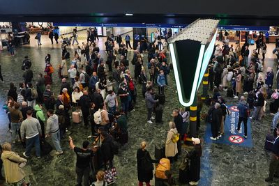 Police carry out controlled explosion after suspect package probed at Euston Station