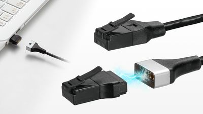 MagSafe-like detachable Ethernet cable debuts — Cat6 cables available up to 10 GbE