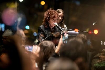 American photographer Nan Goldin opens exhibition in Berlin with fiery speech against Israel