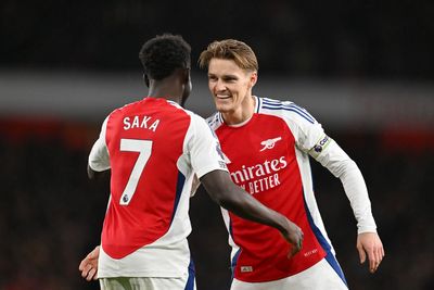 Arsenal 3-0 Nottingham Forest: Bukayo Saka and Martin Odegaard lead stylish Gunners to bounce-back win