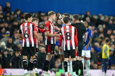 Everton held by Brentford despite controversial Christian Norgaard red card