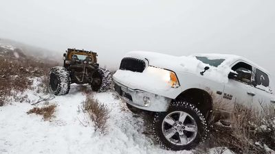 It's Snowing in America. Here's Proof Even Your 4WD Truck Needs Good Tires