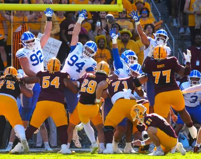 Arizona State fans storm field with one second left in win over BYU