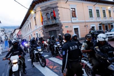 Venezuelan Security Forces Surround Argentina's Embassy In Caracas