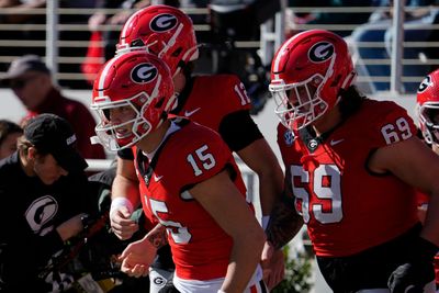 Kirby Smart continues to defend Carson Beck’s play, responds to criticism: ‘You guys just look at the stats’