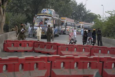 Pakistani capital in lockdown before march by Imran Khan’s supporters