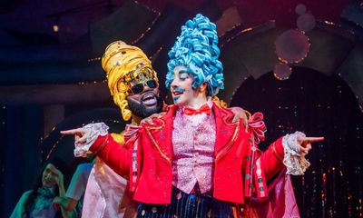 Aladdin review – supermarket panto ticks Aldi boxes but needs a Lidl more laughter