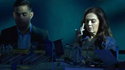 Nita Ambani prays before the start of IPL 2025 auction. Watch