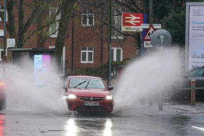 Storm Bert brings 80% of month’s rain in 48 hours as disruption continues