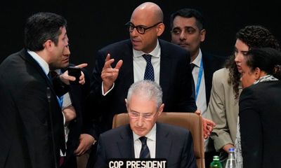 Cop29 climate finance deal criticised as ‘travesty of justice’ and ‘stage-managed’